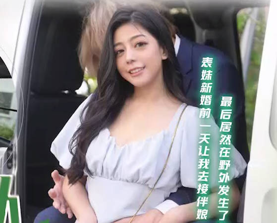 天美传媒TMG130赴宴途中和表妹伴娘野外车震 封面