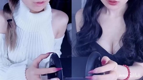 [aki秋水ASMR]秋水充电福利怼脸孔雀鱼采耳视觉触发哄睡视频集 15-第1集